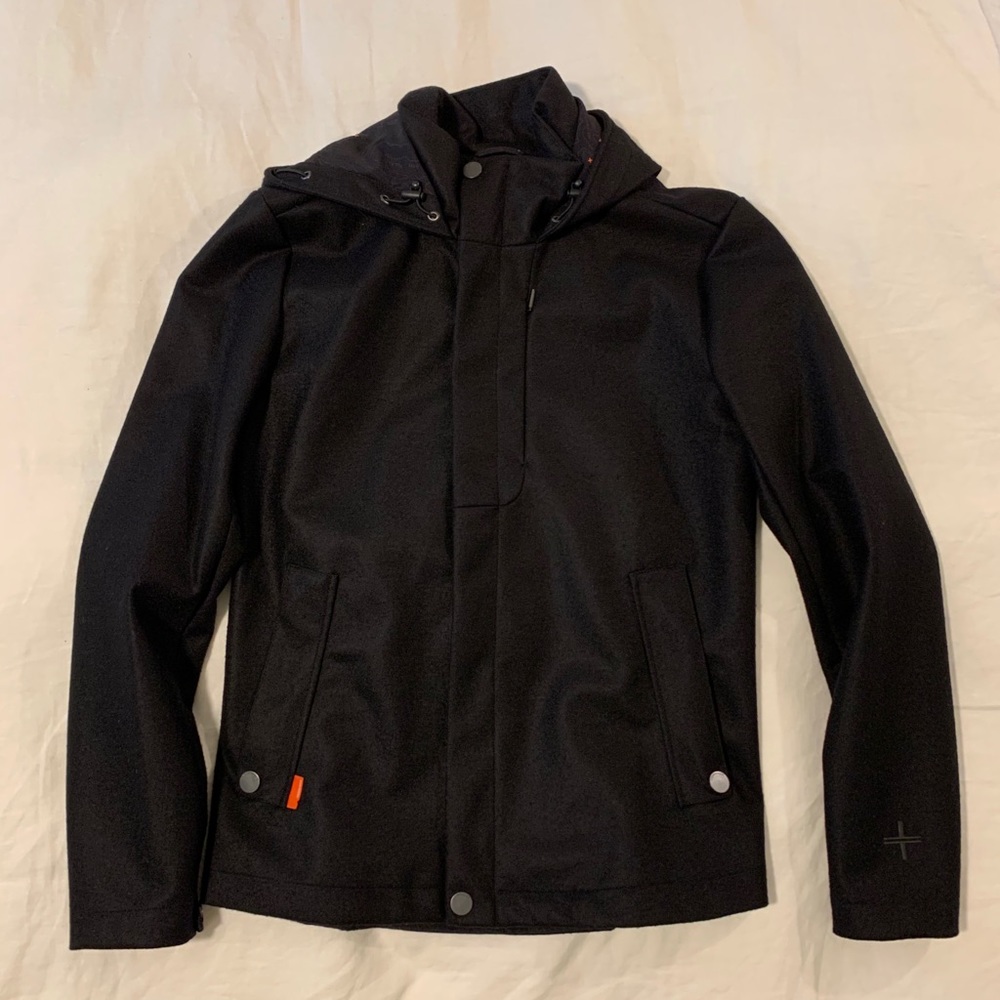 Icebreaker Wool Zip Jacket with Hood - Men’s Small